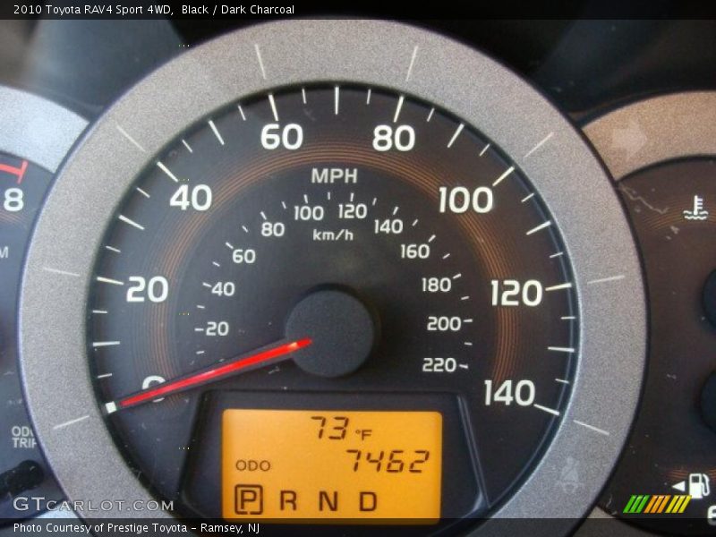 Black / Dark Charcoal 2010 Toyota RAV4 Sport 4WD