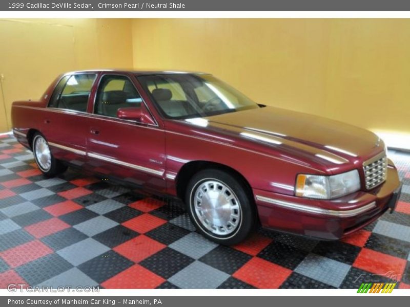 Crimson Pearl / Neutral Shale 1999 Cadillac DeVille Sedan