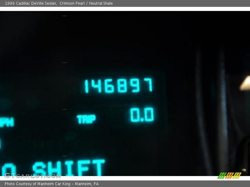 Crimson Pearl / Neutral Shale 1999 Cadillac DeVille Sedan
