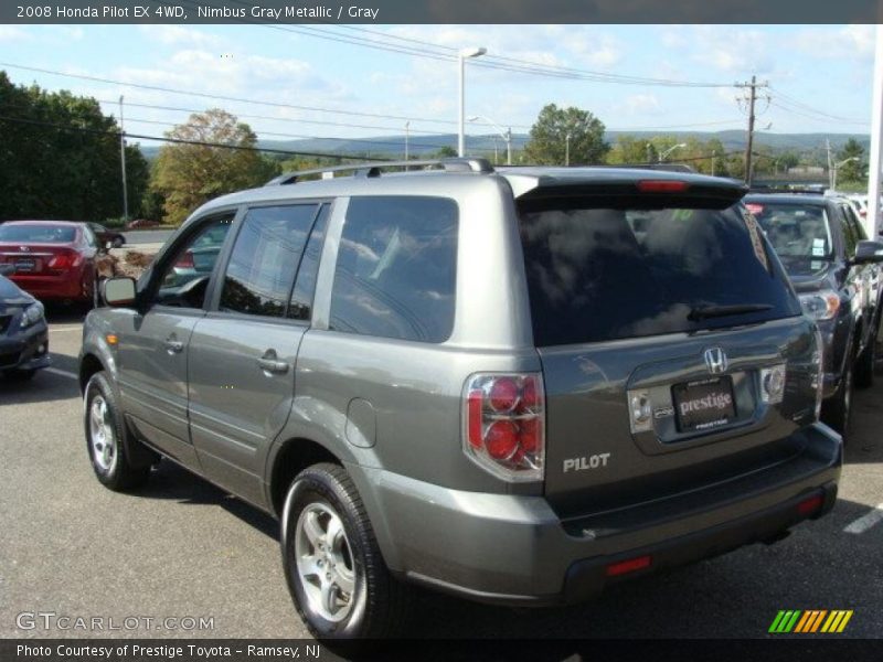 Nimbus Gray Metallic / Gray 2008 Honda Pilot EX 4WD