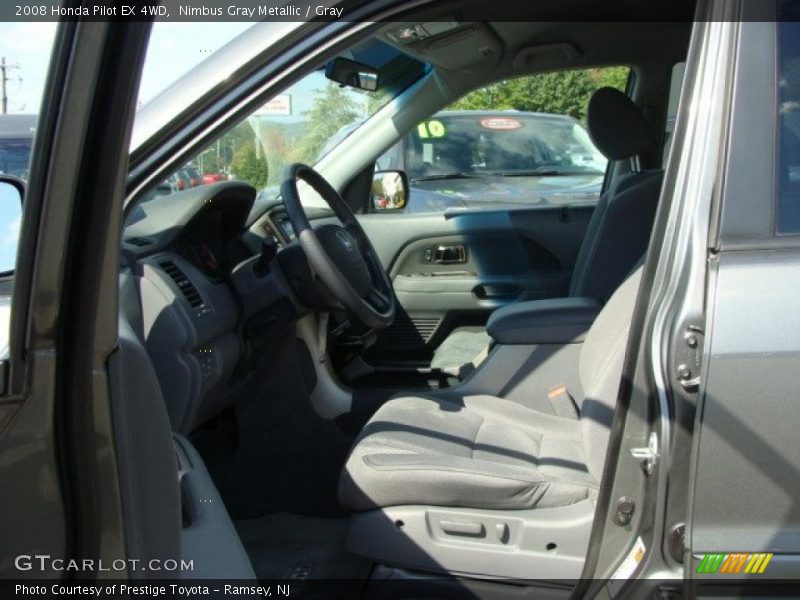 Nimbus Gray Metallic / Gray 2008 Honda Pilot EX 4WD
