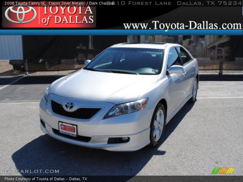 Classic Silver Metallic / Dark Charcoal 2008 Toyota Camry SE