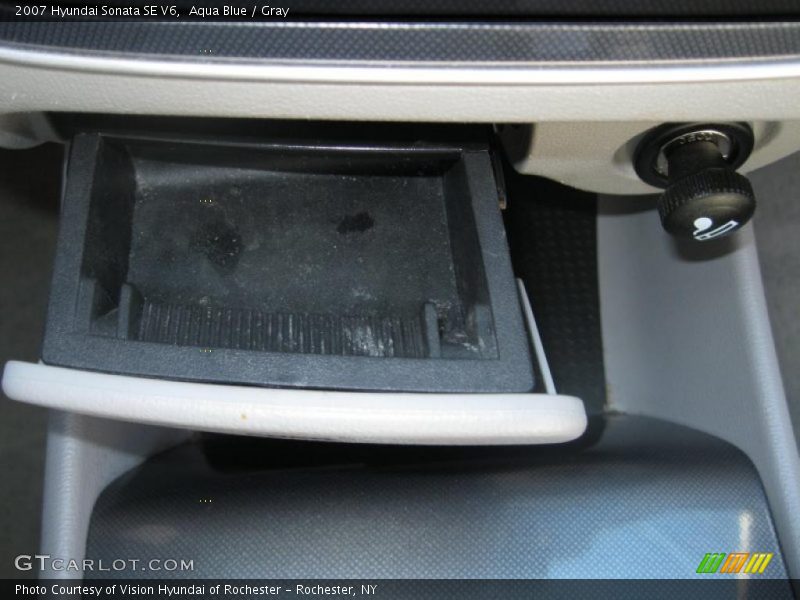 Aqua Blue / Gray 2007 Hyundai Sonata SE V6