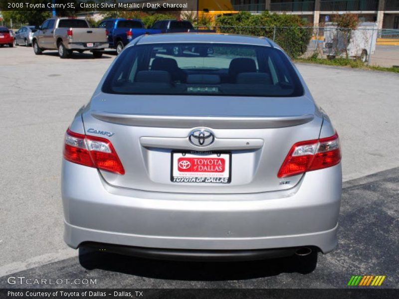 Classic Silver Metallic / Dark Charcoal 2008 Toyota Camry SE