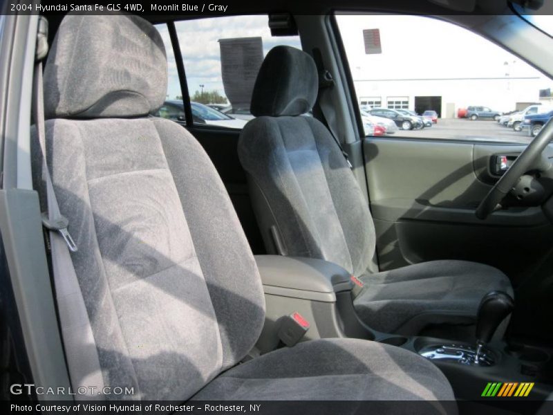 Moonlit Blue / Gray 2004 Hyundai Santa Fe GLS 4WD
