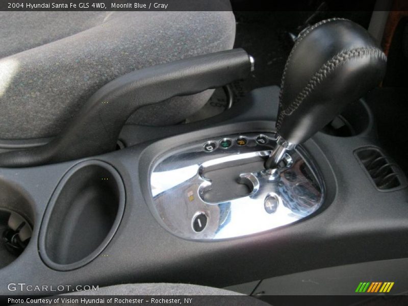 Moonlit Blue / Gray 2004 Hyundai Santa Fe GLS 4WD