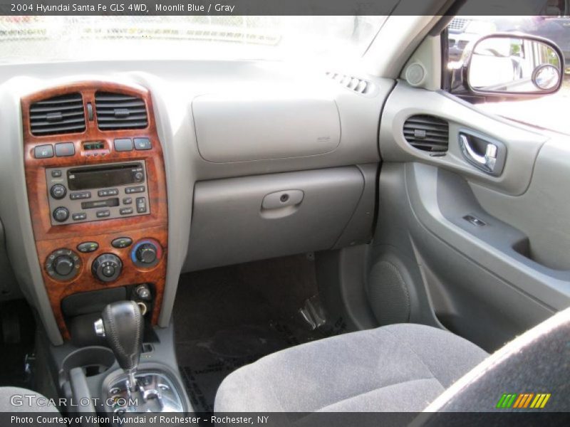 Moonlit Blue / Gray 2004 Hyundai Santa Fe GLS 4WD