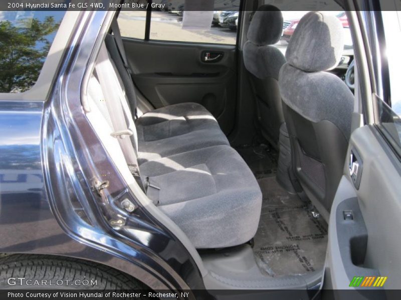 Moonlit Blue / Gray 2004 Hyundai Santa Fe GLS 4WD
