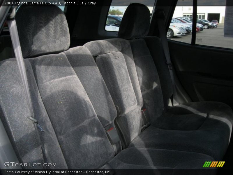 Moonlit Blue / Gray 2004 Hyundai Santa Fe GLS 4WD