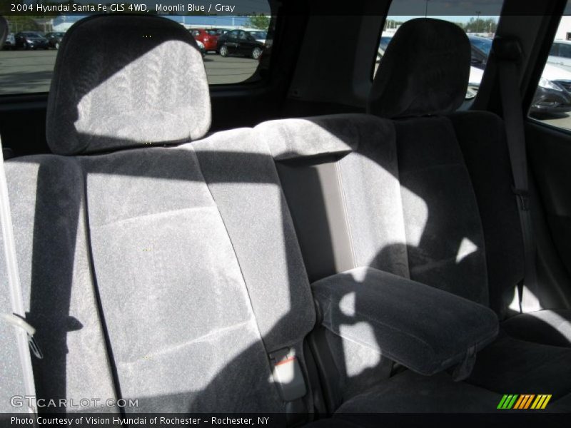 Moonlit Blue / Gray 2004 Hyundai Santa Fe GLS 4WD