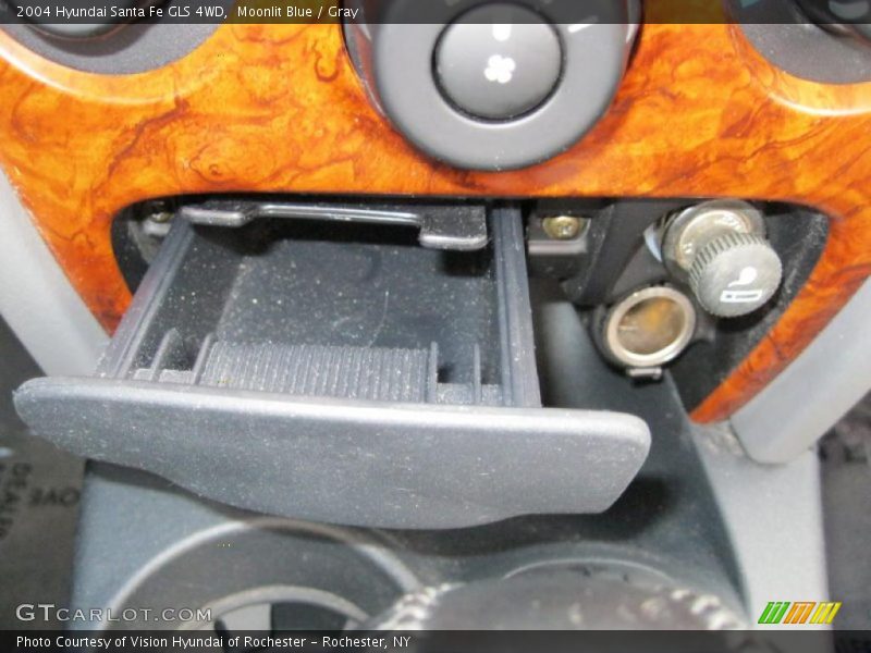 Moonlit Blue / Gray 2004 Hyundai Santa Fe GLS 4WD