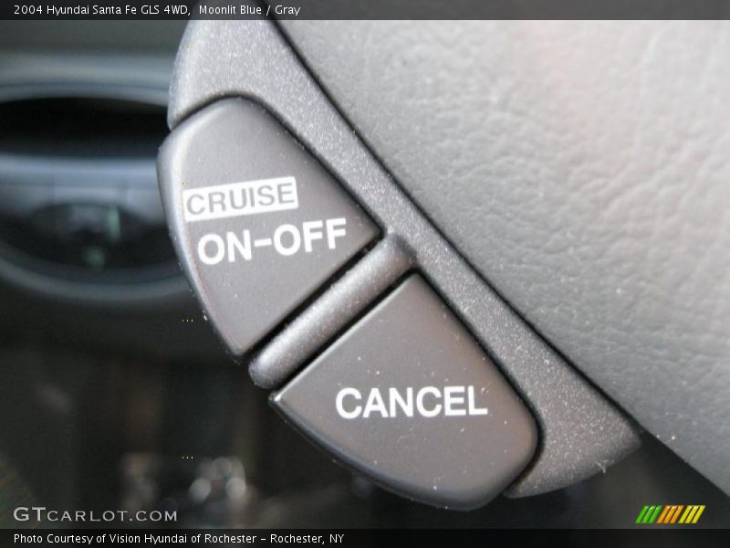 Moonlit Blue / Gray 2004 Hyundai Santa Fe GLS 4WD