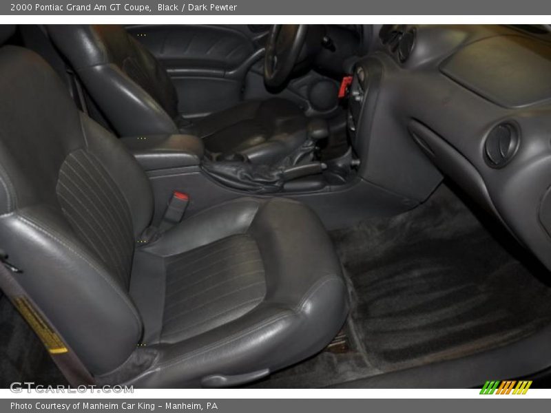 Black / Dark Pewter 2000 Pontiac Grand Am GT Coupe