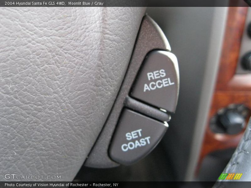 Moonlit Blue / Gray 2004 Hyundai Santa Fe GLS 4WD