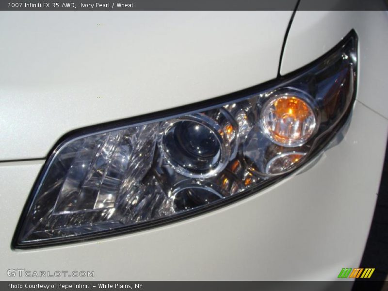Ivory Pearl / Wheat 2007 Infiniti FX 35 AWD