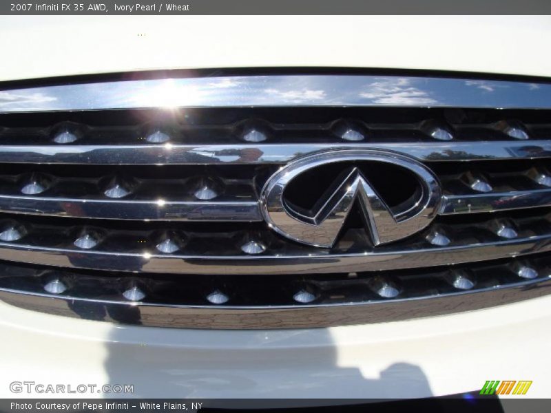 Ivory Pearl / Wheat 2007 Infiniti FX 35 AWD