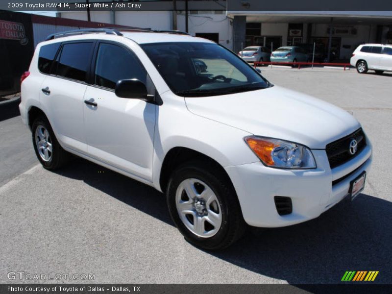 Super White / Ash Gray 2009 Toyota RAV4 I4