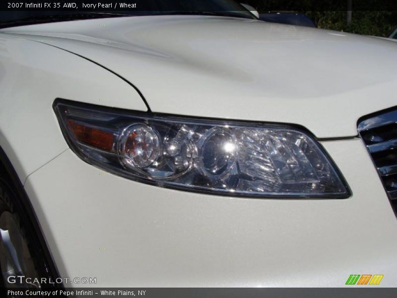 Ivory Pearl / Wheat 2007 Infiniti FX 35 AWD