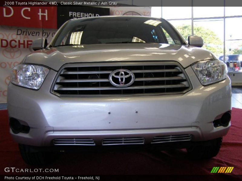 Classic Silver Metallic / Ash Gray 2008 Toyota Highlander 4WD