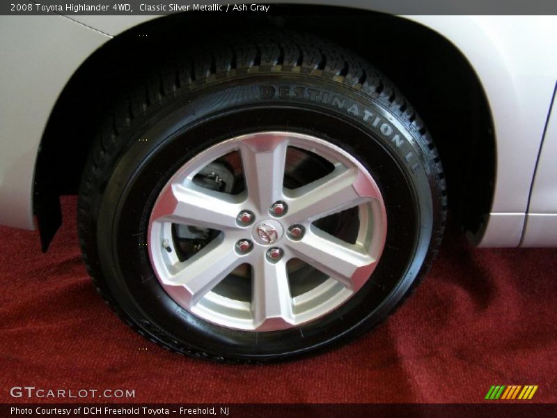 Classic Silver Metallic / Ash Gray 2008 Toyota Highlander 4WD