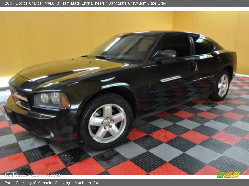 Brilliant Black Crystal Pearl / Dark Slate Gray/Light Slate Gray 2007 Dodge Charger AWD