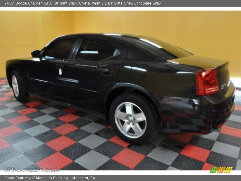 Brilliant Black Crystal Pearl / Dark Slate Gray/Light Slate Gray 2007 Dodge Charger AWD