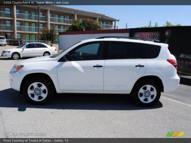Super White / Ash Gray 2009 Toyota RAV4 I4