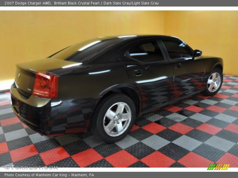 Brilliant Black Crystal Pearl / Dark Slate Gray/Light Slate Gray 2007 Dodge Charger AWD