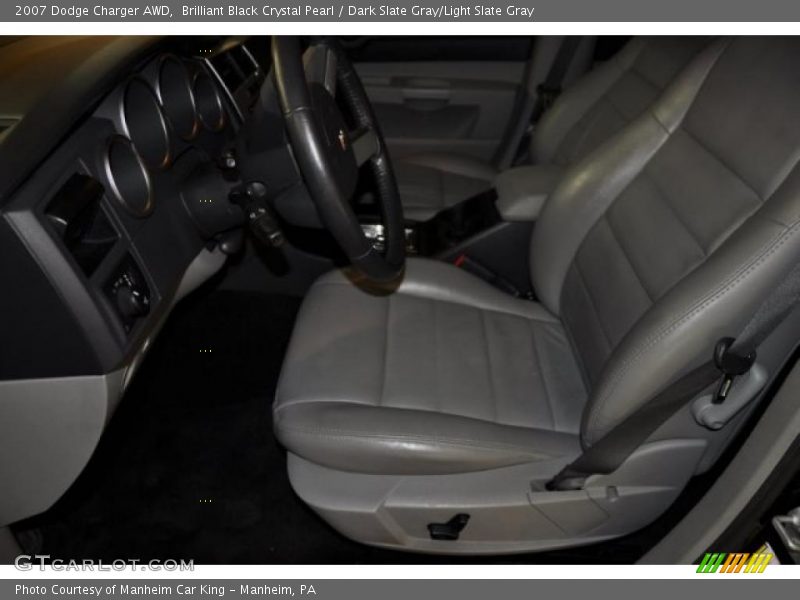 Brilliant Black Crystal Pearl / Dark Slate Gray/Light Slate Gray 2007 Dodge Charger AWD