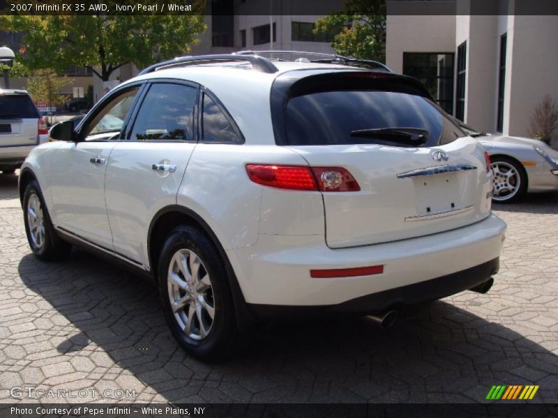 Ivory Pearl / Wheat 2007 Infiniti FX 35 AWD