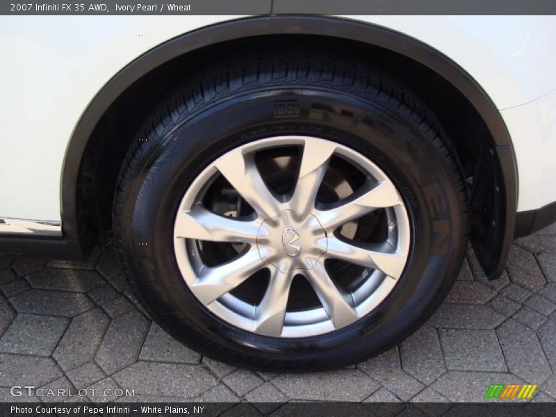 Ivory Pearl / Wheat 2007 Infiniti FX 35 AWD