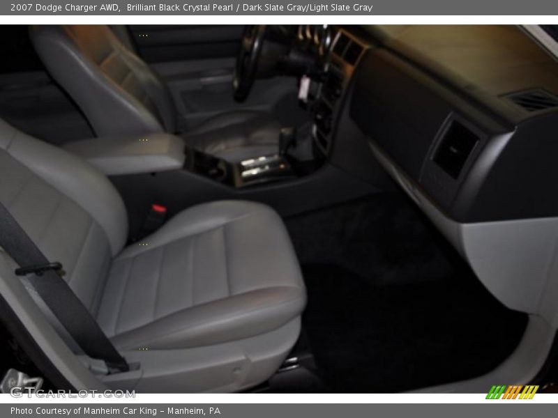 Brilliant Black Crystal Pearl / Dark Slate Gray/Light Slate Gray 2007 Dodge Charger AWD