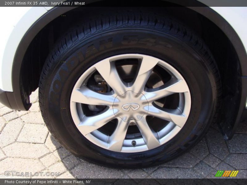 Ivory Pearl / Wheat 2007 Infiniti FX 35 AWD