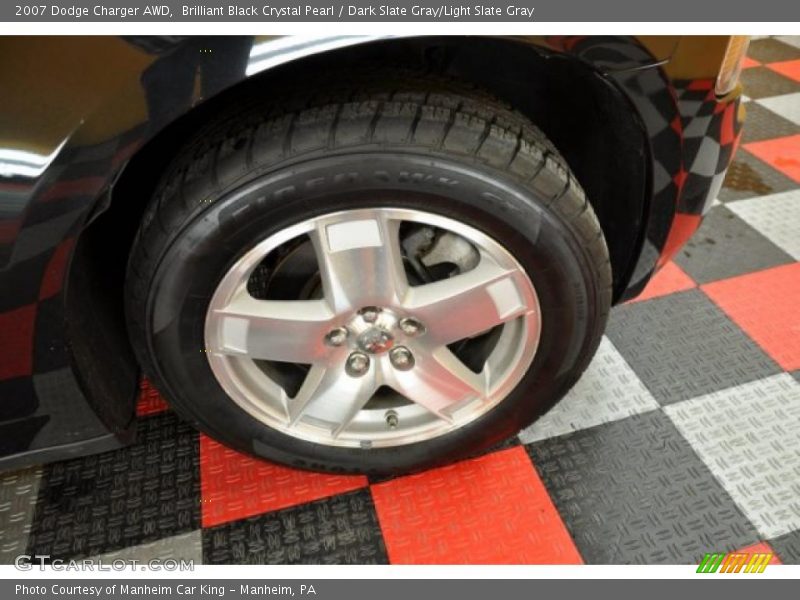 Brilliant Black Crystal Pearl / Dark Slate Gray/Light Slate Gray 2007 Dodge Charger AWD