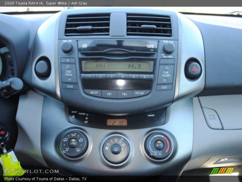 Super White / Ash Gray 2009 Toyota RAV4 I4