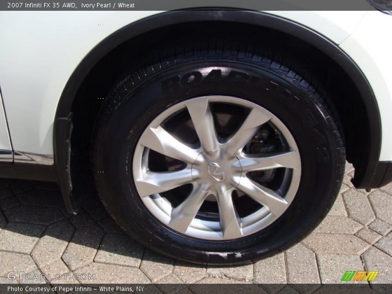 Ivory Pearl / Wheat 2007 Infiniti FX 35 AWD