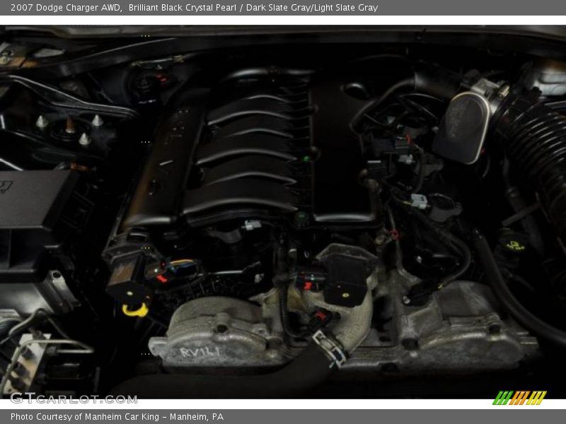 Brilliant Black Crystal Pearl / Dark Slate Gray/Light Slate Gray 2007 Dodge Charger AWD