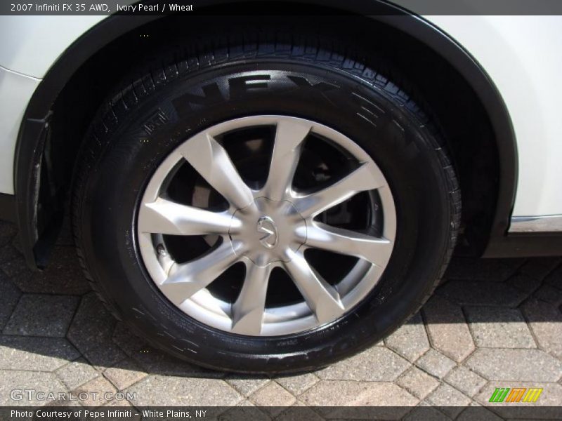 Ivory Pearl / Wheat 2007 Infiniti FX 35 AWD