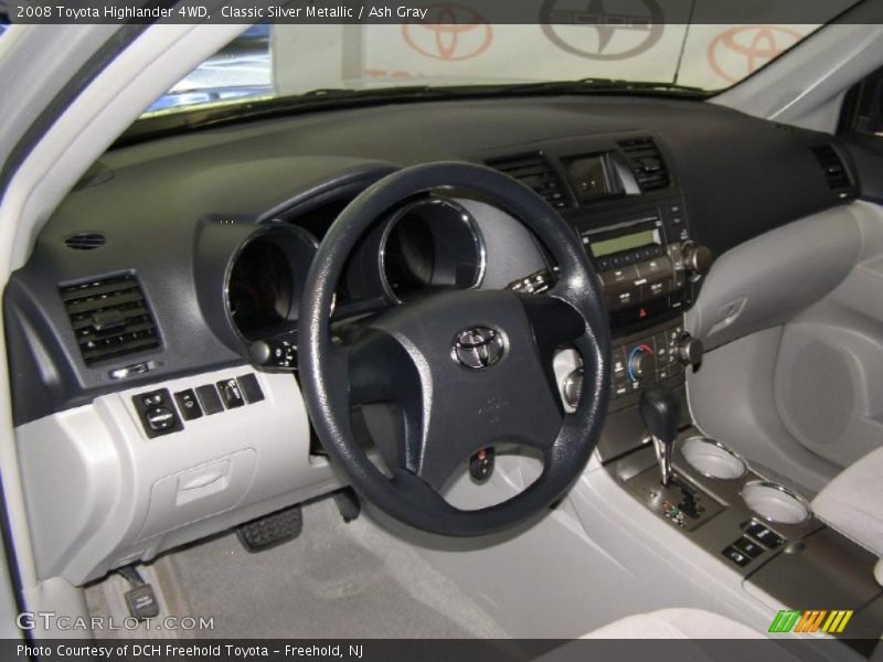 Classic Silver Metallic / Ash Gray 2008 Toyota Highlander 4WD