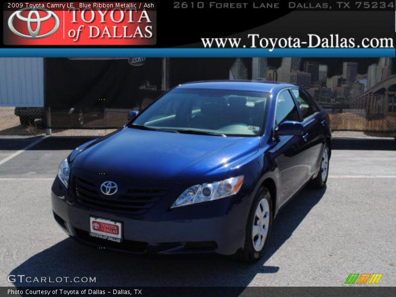 Blue Ribbon Metallic / Ash 2009 Toyota Camry LE