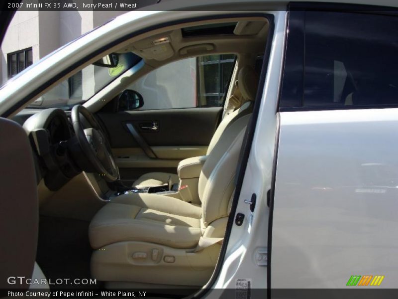 Ivory Pearl / Wheat 2007 Infiniti FX 35 AWD