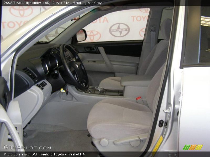 Classic Silver Metallic / Ash Gray 2008 Toyota Highlander 4WD