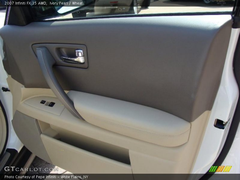 Ivory Pearl / Wheat 2007 Infiniti FX 35 AWD