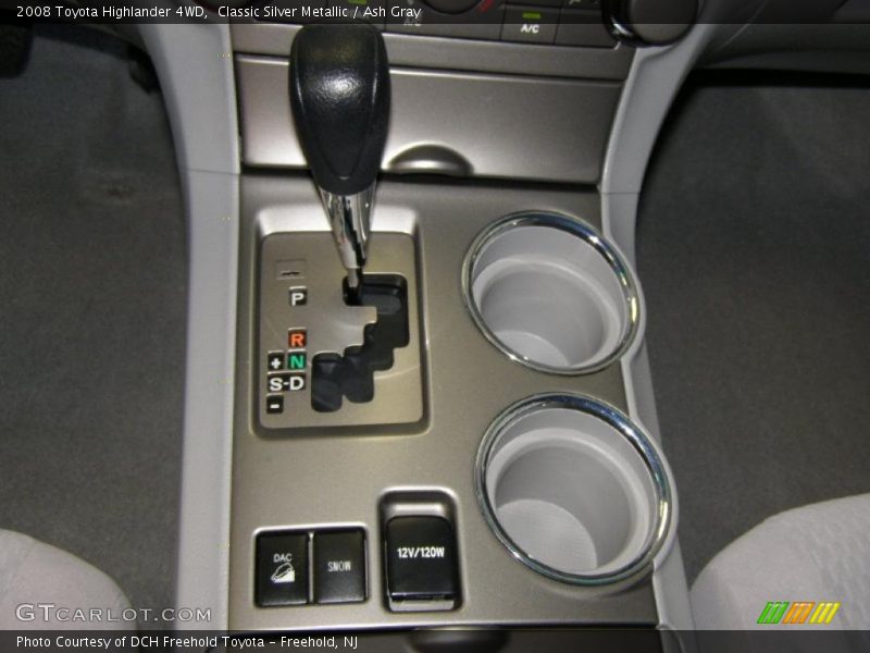 Classic Silver Metallic / Ash Gray 2008 Toyota Highlander 4WD