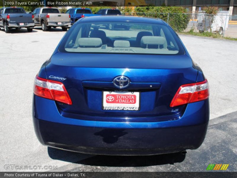 Blue Ribbon Metallic / Ash 2009 Toyota Camry LE