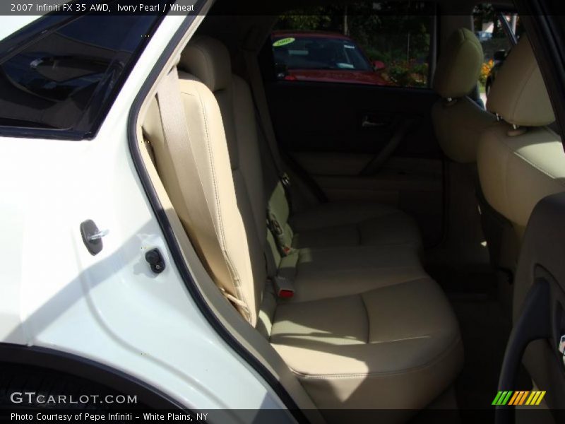 Ivory Pearl / Wheat 2007 Infiniti FX 35 AWD