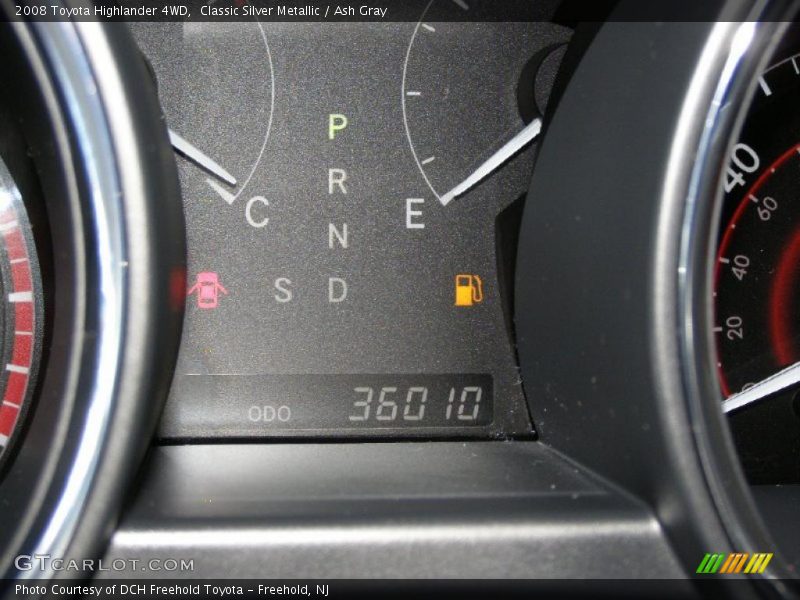 Classic Silver Metallic / Ash Gray 2008 Toyota Highlander 4WD