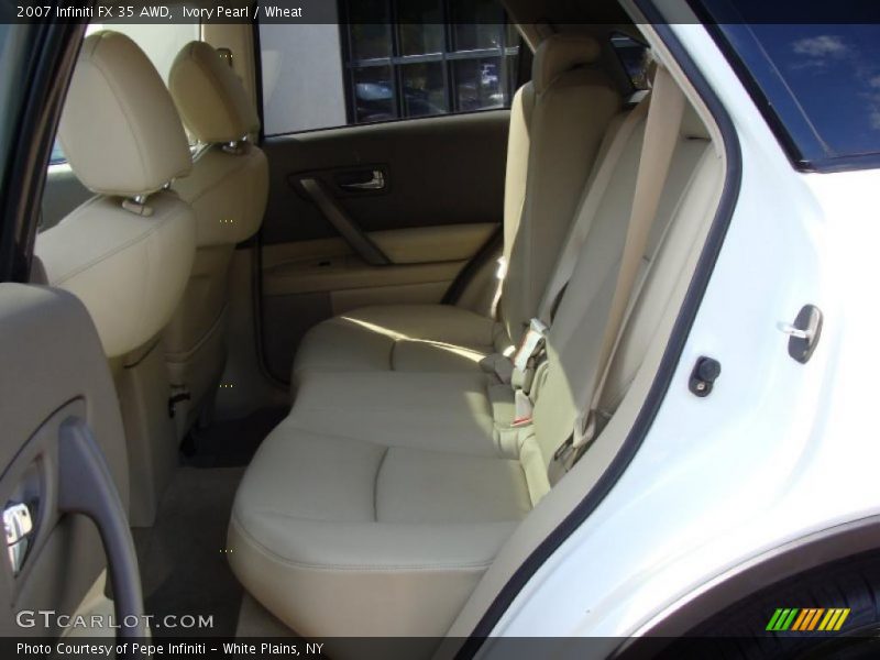 Ivory Pearl / Wheat 2007 Infiniti FX 35 AWD