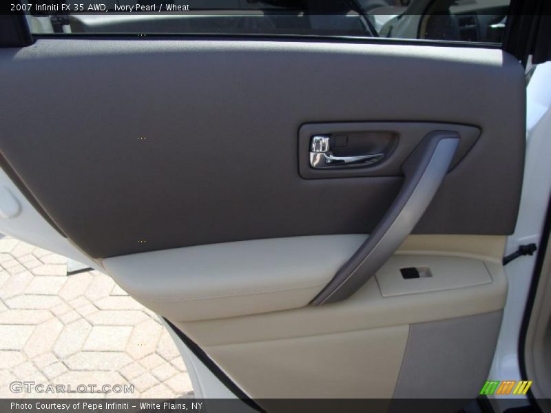 Ivory Pearl / Wheat 2007 Infiniti FX 35 AWD