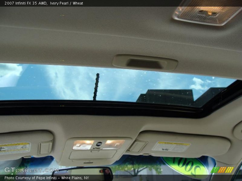 Ivory Pearl / Wheat 2007 Infiniti FX 35 AWD